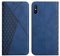 KOUYI Cover per Xiaomi Redmi 9A, Custodia Portafoglio,Cover Libro,Pelle Flip/Folio Case con [Funzione di Supporto] [3-Scheda Slot] [Magnetica] Antiurto (Blu)