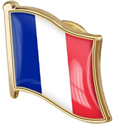 Onsinic Französische Flagge Revers Pin, Abzeichen Brosche Frankreich Flagge Pins Souvenir National Neuheit Zubehör