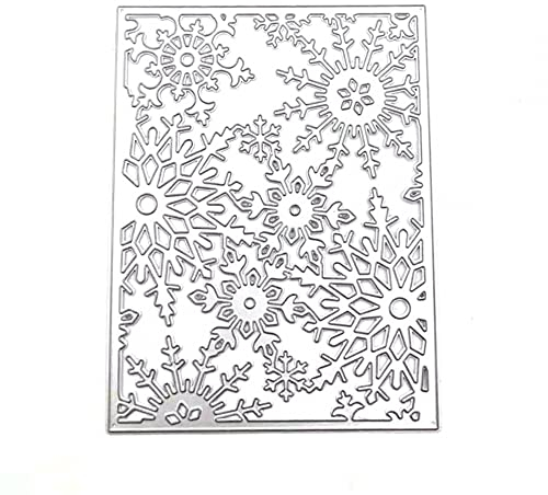 Stanzschablonen, 3D Weihnachten Schneeflocke Stanzschablone, Metall Rahmen Schnee Blume Stanzformen für DIY Scrapbooking Kartenherstellung