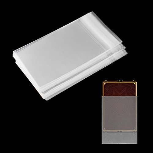 200 Pieces of Transparent Card Sleeves, Collectible Card Sleeves, Game Card Sleeves, Game Card Sleeves Photo Transparent Protective Sleeves, Waterproof and Tear-resistant.
