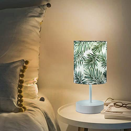 OuXean Lampada da comodino Piccola lampada da tavolo per comodino, E14 con paralume in tessuto per ragazze ragazzi camera da letto Bambini Soggiorno Dormitorio Ufficio, Senza lampadina