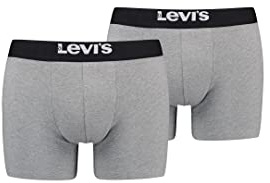 Levi's Herren Boxer Underwear, Grey, XL