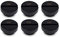 Alphacool Eiszapfen Schraubstopfen G1/4-6-teiliges Set, tiefschwarz