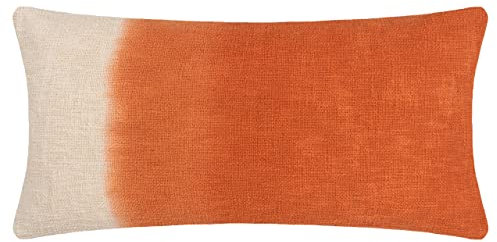 furn. Mizu Rectangular Polyester Filled Cushion,Amber,30 x 65cm