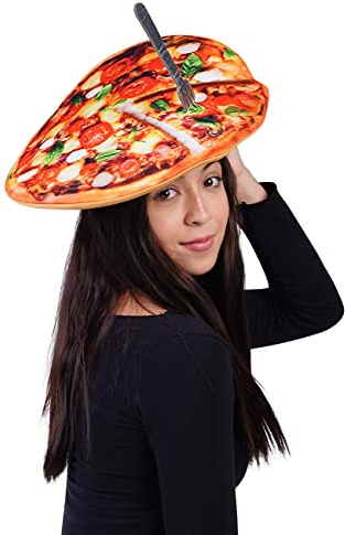 SEA HARE Erwachsener Pizza Kostüm Funny Hut für Party