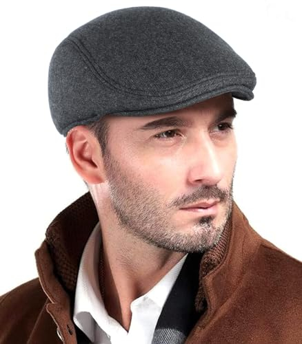 Comilaka Schirmmütze Herren Baskenmütze Barett Cap Gatsby Schiebermütze Newsboy Flat Cap Driving Cabbie Herrenmütze