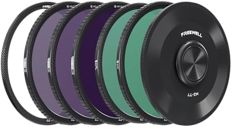 Freewell M2 Magnetic Quick Swap 5er-Pack 77mm ND8, ND64, ND1000, CPL & UV Filter