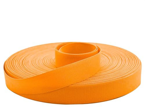 50m Ripsband 20mm Einfassband Stoßband Besatzband Hutband Hosenband Farbwahl 21 Farben