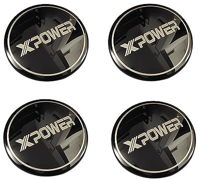 IVYARD Pack of 4 Hub Caps für MG GT MG5 MGGT 56mm, Car Wheel Centre Caps Alloy Wheel Rim Caps Hub Cap für Wheel Caps, Car Decoration Badge Accessories,B