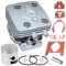 Hujago 528 05 21-01 34mm Cylinder Piston Rebuild Kit for Husqvarna 226HD60S 226HD75S 226HS75S 226HS99S Hedge Trimmer 528052101