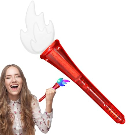Lustige leuchtende Fackel, leuchtendes Fackelspielzeug,Handheld-Sportwettkämpfe Leuchtstab - Taschenlampen-Spielzeug für Sportwettkämpfe, 3 Modi, realistische Taschenlampe, lustiges Taschenlampen-Spie