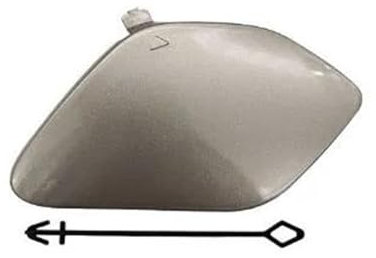 FZCSIMR Copertura Gancio Traino paraurti Copertura Rimorchio Paraurti Anteriore Copertura Foro Gancio Traino 51137361220 per B&MW X1 F48 F49 Tappo Occhiello Traino Automatico(Argento)