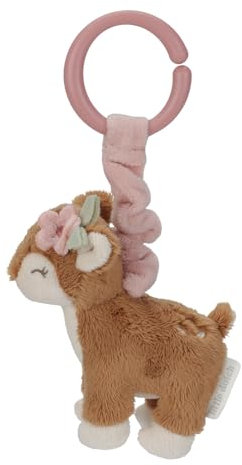 Little Dutch 9013 Stoff Aufziehtier Reh Spielzeug für Babyschale/Kinderwagen - Fairy Garden