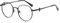 Firmoo Blue Light Blocking Glasses for Women, Black Retro Round Metal Frame Anti Eyestrain UV400 Computer Gaming Glasses Bow165