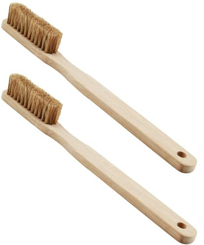 2 PCS Premium Climbing Brush, Spazzola per Arrampicata e Bouldering, Spazzola in Rovere Massiccio con Setole di Cinghiale per la Pulizia di Manici e Fori per Le Dita, Attrezzatura Ideale per Climbing