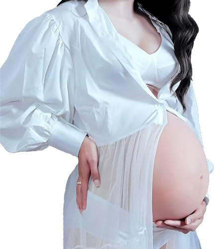 Faux Ventre de Femme Enceinte, Faux Ventre de Femme Enceinte Artificiel de 9 Mois, Faux Seins, Faux Ventre de Femme Enceinte en Silicone réaliste, Ventre de Femme Enceinte en Silicone (coule