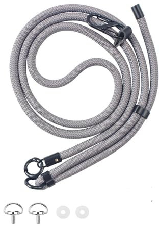 wtohoby Umhängeband für DJI RC/RC 2/RC PRO/RC Plus Control für Flip Air 3 3S 2S Mavic 3 Pro Mini 3 4 Pro Lanyard, Grau, 35.03*1.18in