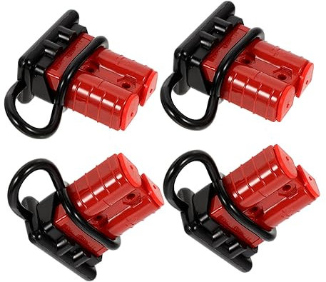 OSOLADY 4pezzi Connettore Rapido per Batteria Spina di Cablaggio per Verricello e Rimorchio Terminali Placcati per Applicazioni Ad Alta Potenza e Temperature Elevate