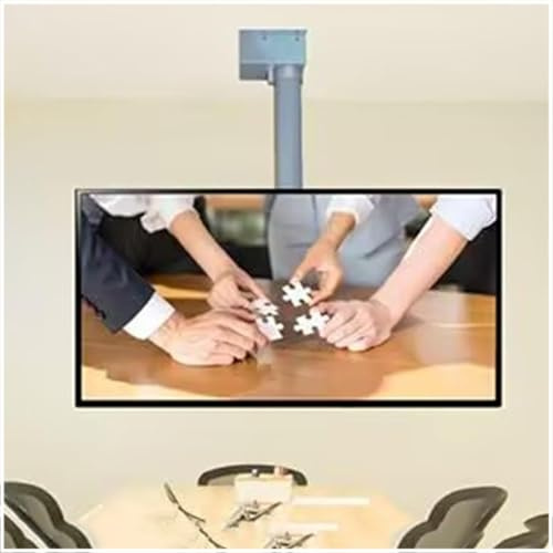 GUODDM TV Wandhalterung, 360° Drehbarer Elektrischer TV-Lift, Höhenverstellbarer Elektrischer TV-Lift Mit Fernbedienung, Teleskopischer Elektrischer TV-Lift(30cm)