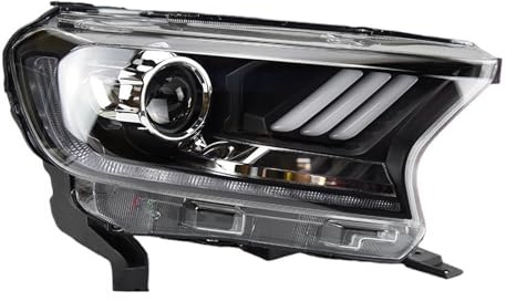 Kopf Lampe Kompatibel for Ford Ranger Scheinwerfer 2016-2021 Scheinwerfer Ranger DRL Blinker Fernlicht Angel Eye Projektor objektiv(Right hand drive)
