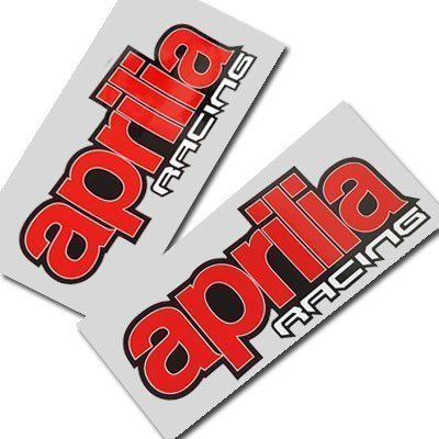 Italienisches Motorrad Racing italienische Flagge Stil Grafik x 2#002