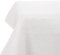 Deconovo Leinen Tischdecke, Weihnachten, abnehmbar, Tischschutz, aus Polyester, Lotuseffekt, Stoff, für Esstisch, Party, Weiß, 130 x 280 cm