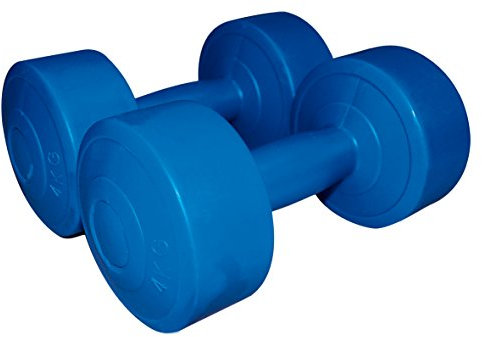 Sveltus Hantel Zement 4 kg (Paar) Erwachsene, Unisex, Blau, XL, One Size