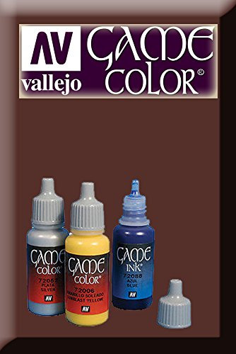 PINTURA ACRILICA DE COLOR CARNE OSCURA EN BOTE DE 17 ML PINTURA MODELO GAME COLOR