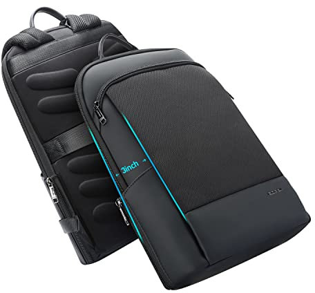 BOPAI 15 inch Super Slim Laptop Backpack Men Anti Theft Backpack Waterproof College Backpack
