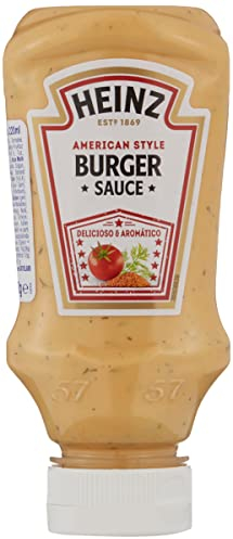 Heinz Salsa Burguer Estilo Americana Bocabajo 220ml
