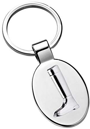 Ten Portachiavi con Decoro Stivale Equitazione cod.EL7977 cm 8,2x3,5x0,7h by Varotto & Co.