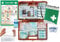 Verbandskoffer/Verbandskasten (G) Typ C -Paket 2- Erste Hilfe nach AKTUELLER DIN 13169 für Betriebe INKL. Verbandbuch + Hygiene-Gel & AUSHANG