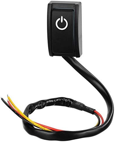 Gebildet DC 12V 200mA Interruptor de Tipo de Pasta de ENCENDIDO/APAGADO,Interruptor de coche DIY con Adhesivo de Doble Cara