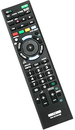 VINABTY RM-ED053 Replacement Remote Control Fit for Sony Bravia LCD Digital Colour TV KDL- 50W704A KDL-55W900A KDL-40W900A KDL-47W800A 46W954A 46W950A 46W904A 46W900A 42W804A KDL-47W850A KDL-42W850A