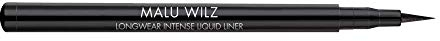 Malu Wilz Longwear Intense Liquid Liner I Liquid Eyeliner Stift, schnelltrocknend & wischfest I Sanfter Lidstrich, Top Finish für das Augen Make-up