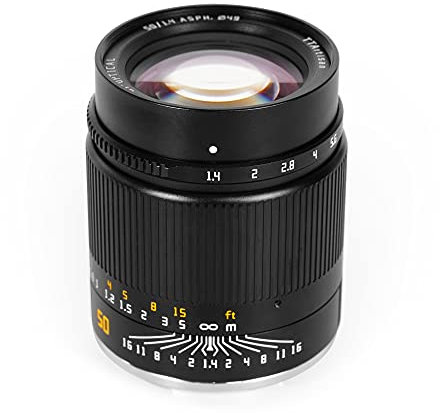 TTArtisan 50mm F1.4 ASPH Objectif pour Appareil Photo Sony E-Mount