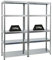 PROREGAL Mega Deal 2er-Sparset Metallregal Steel Eagle 180x80x40cm Fachlast 130kg Verzinkt Schwerlastregal, Küchenregal, Kellerregal, Steckregal, Garagenregal, Lagerregal