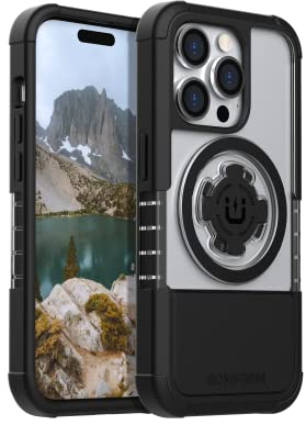 Rokform Schutzhülle für iPhone 14 Pro, Kristall-Serie, doppelt magnetische, transparente Apple-Schutzhülle, iPhone-Cover mit RokLock-Drehverschluss, schlanke, fallgetestete Schutzfülle (Transparent)