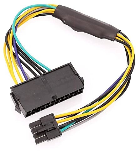 24 Pin to 8 Pin ATX PSU Power Adapter Cable Compatible for DELL Optiplex 3020 7020 9020 Precision T1700 12-Inch(30cm)