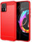 Topme Custodia in Silicone per Motorola Moto Edge 30 Neo (6.28 Inches), [custodia per Telefono in Stile Spazzolato] - Rosso