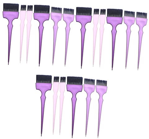 LALAFINA 6 Juegos Accesorios De Salón Herramienta De Tinte Cepillos Para Teñir El Cabello Pinceles Para Teñir El Cabello Herramienta De Púrpura París Medio