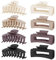 Kavya 8 Piezas de Pinzas Antideslizantes Grandes Para Cabello Grueso, Accesorios Para Peinados Para Mujeres y Niñas (10.5 cm)-D