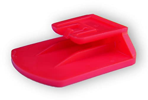 Generico Clip Supporto Compatibile con Telepass Slim e compatibile con MooneyGo. Disponibile in 6 colori (Rosso)