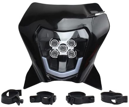Motorrad Scheinwerfer Für EXC 300 Motorradscheinwerfer Plat SX SMC-R XC XCF 690 XCW 125-500 2012 bis 2021 Enduro Dirt Bike Motocross Scheinwerfer
