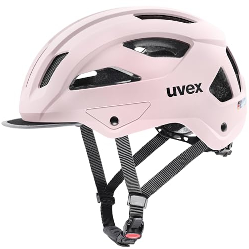 uvex Stride Style - robuster Allround-Fahrradhelm mit individueller Größenanpassung - passgenau, sicher & vielseitig - Powder Matte - 56-59 cm