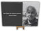 Personalisierte Grabsteinplatte Schiefer mit Foto - Schiefertafel personalisiert - Individueller Fotogravur - Dein Foto auf einer Schieferplatte - Schiefertafel mit Staffelei - Grabstein (Gravur)