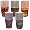 TSLBW 50 Pieces Halloween Party Cups Decor, 9 Ounces Halloween Party Paper Cups, Halloween Paper Cups for Pumpkin Party Decoration for 50 Guests