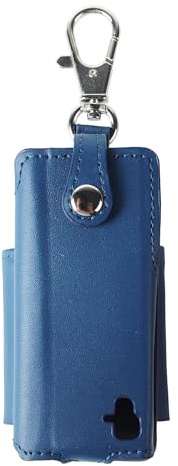 HLMNAKE PU Ledertasche Hülle für Glo Hyper X2 Air Tabakerhitzer, Schutzhülle für Elektrischer Tabak Heater Case (Blau)