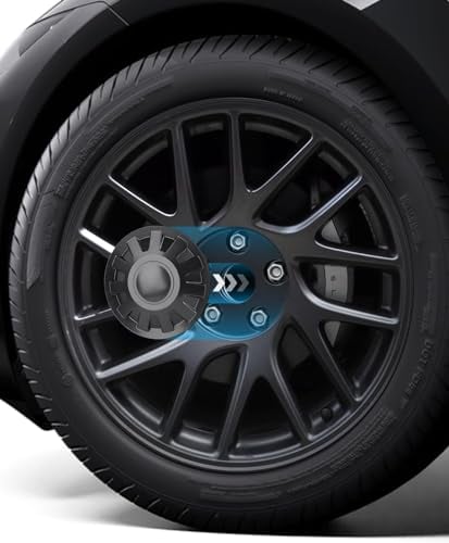EVOOOR Radnabenabdeckungen Center Cover für Tesla 2024 Model 3 Highland Rad - Satz von 4 Center Cover