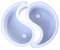 Mjaie 2 Stück Yin Yang Silikonformen 3D Kerzenform zur Herstellung von Epoxidharz Formen DIY Craft Fondant Dekor 2X Yin Yang Silikonformen DIY Harz Formen für Herstellung